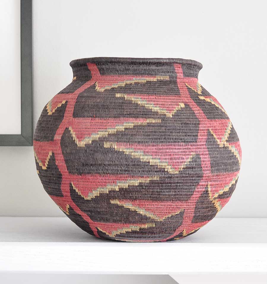 Heliconia Woven Basket