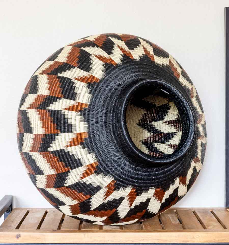 Flames Woven Basket