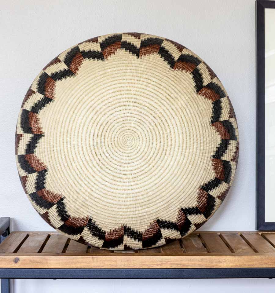 Flames Woven Basket