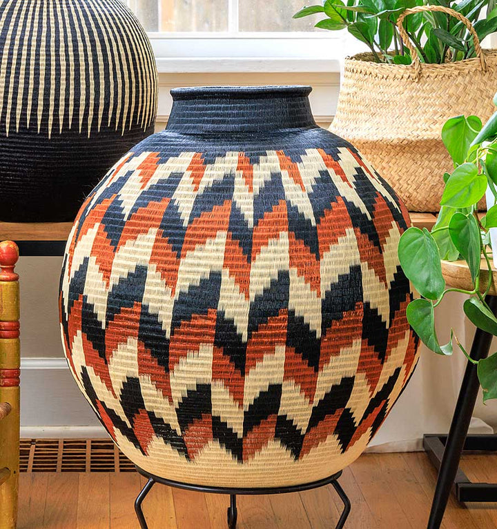 Flames Woven Basket