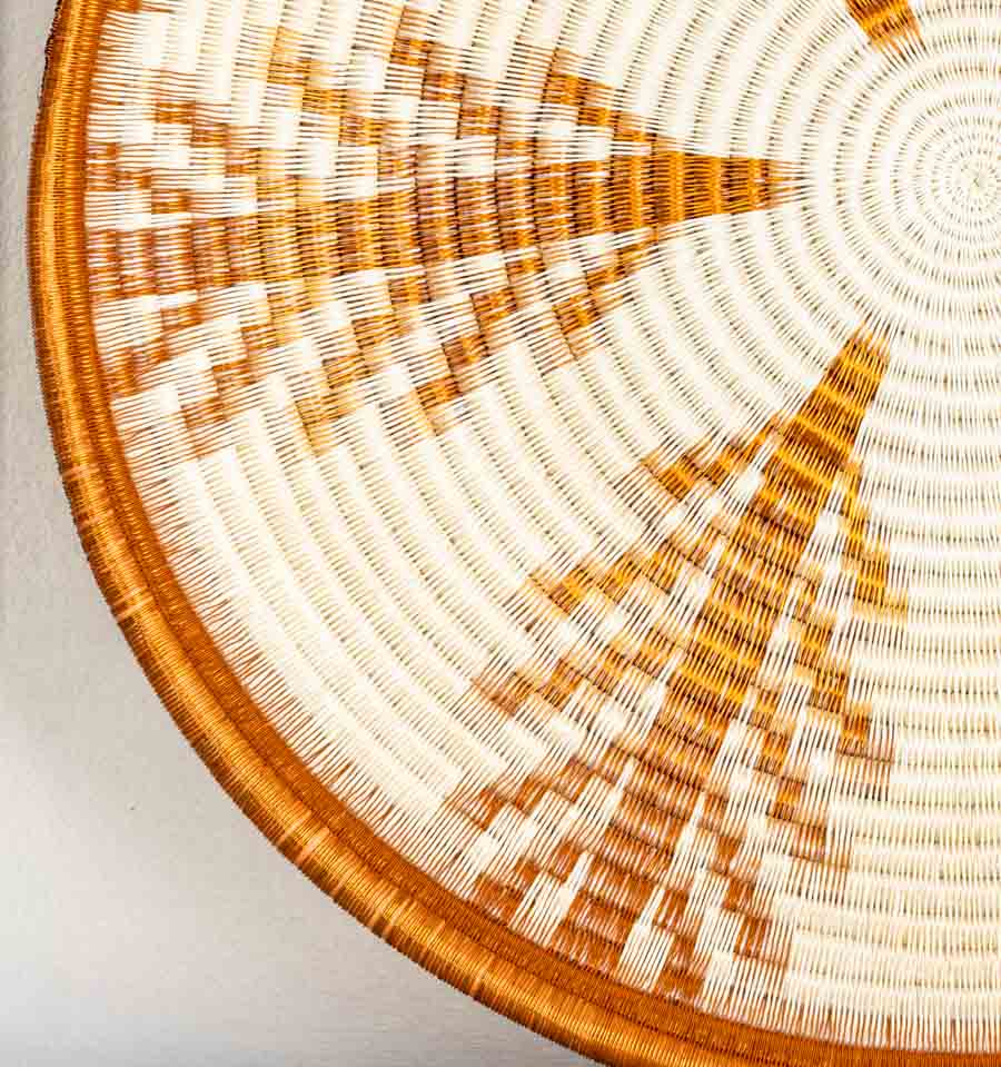 Palmburst Woven Decorative Plate