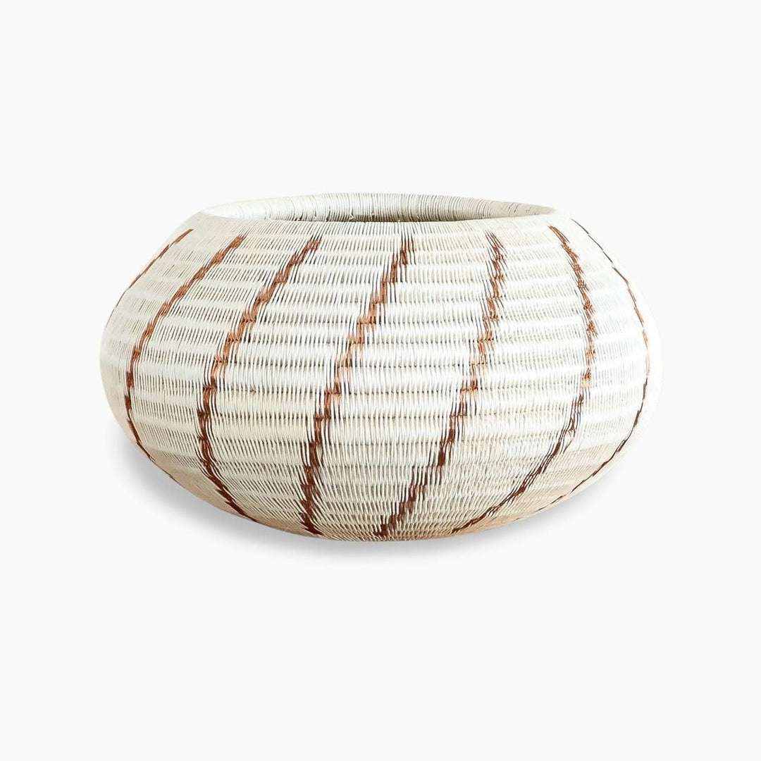 Swirls Woven Decorative Basket