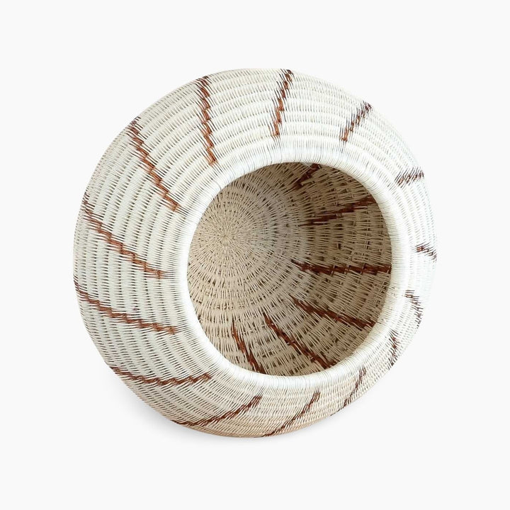 Swirls Woven Decorative Basket
