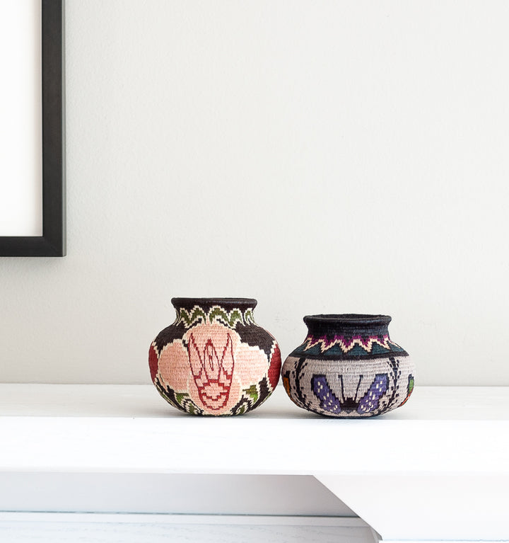Flowers Woven Basket