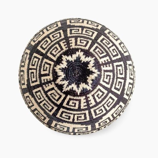 Modern Keys Woven Basket