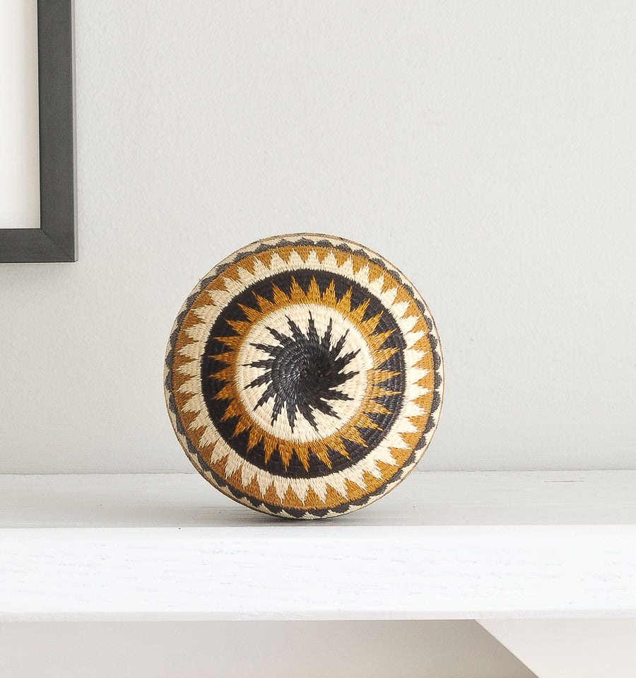 Triangles Woven Basket