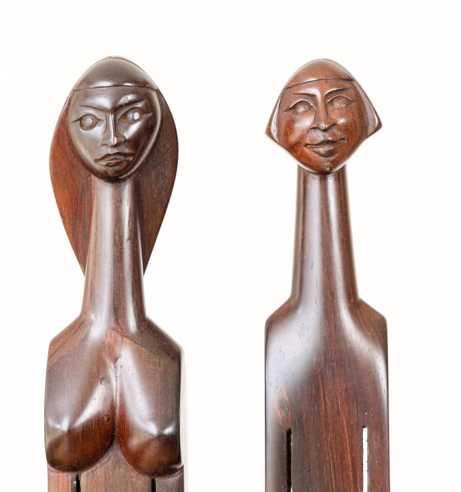 Guardian Figurines 5 Tall – figures motif – carving – sculptures & statues – handwoven in Panama