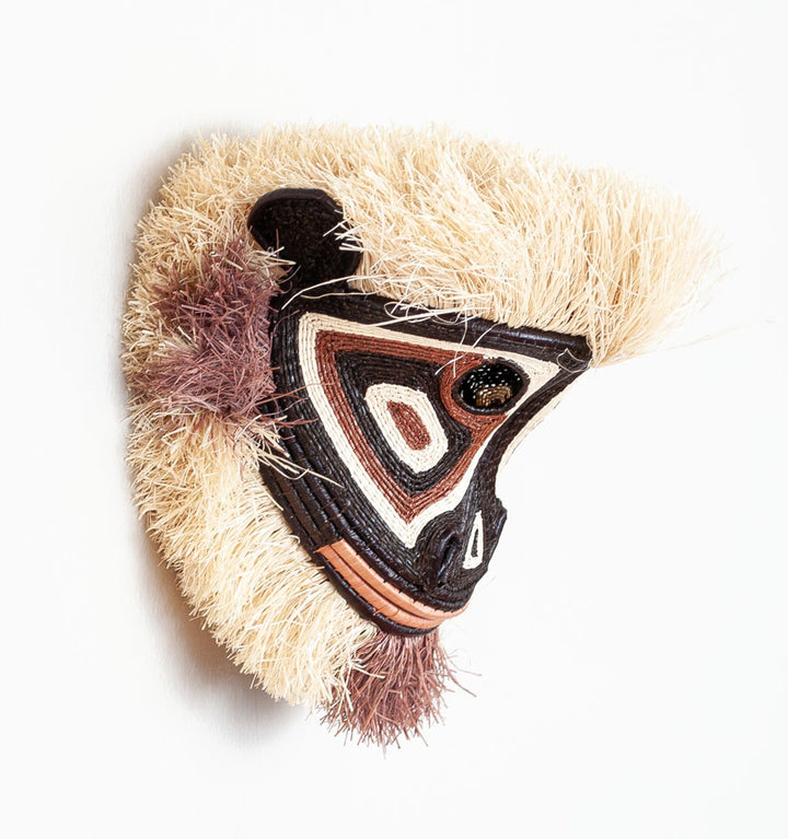 Elder Monkey Woven Animal Mask