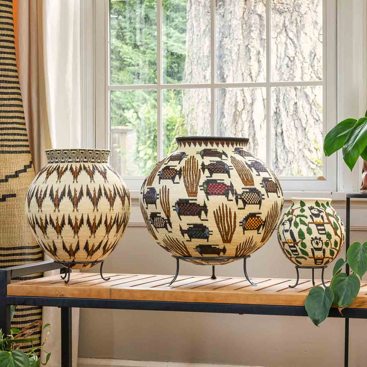 Eblinas Bats Woven Basket