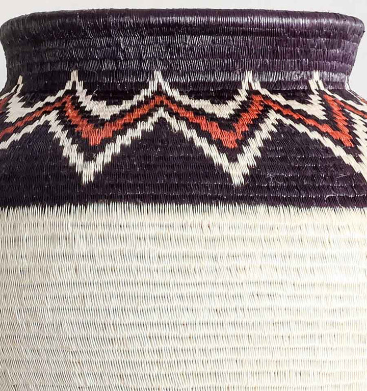 Flamed Woven Basket