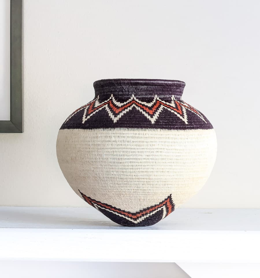Flamed Woven Basket