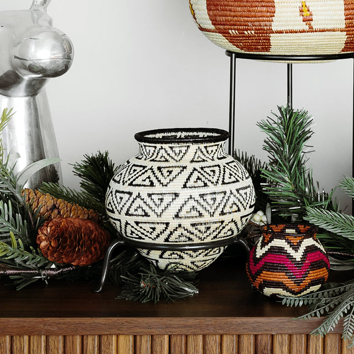 Fish Hook Woven Basket