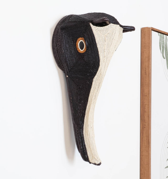 “Guardian of the Forest Floor” — Woven Anteater Mask by Erenia Cabrera