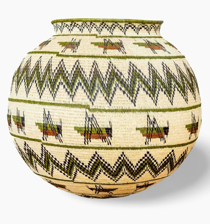 Grasshopper Dance Wounaan Basket