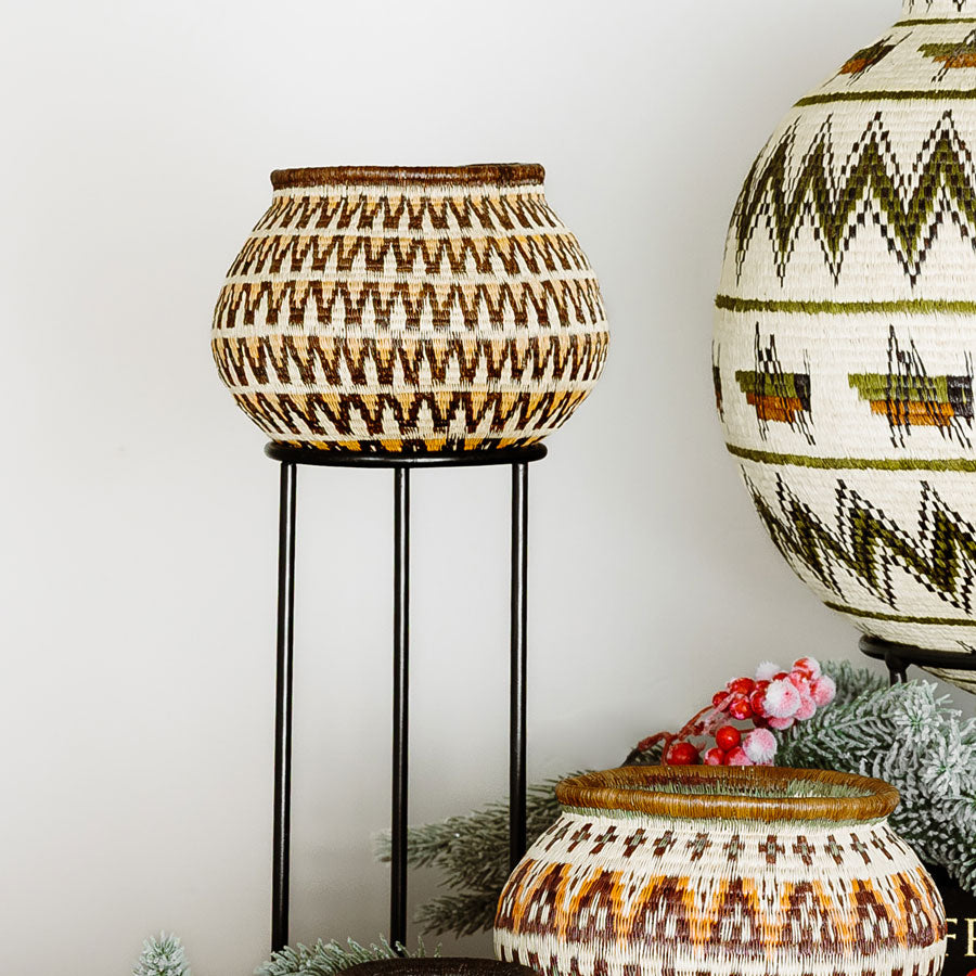 Sunburst Wave Wounaan Basket