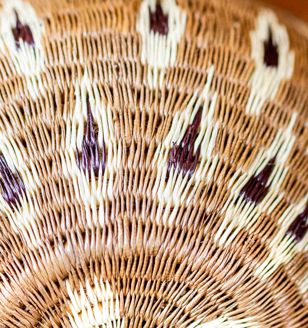 Flame Pattern Wounaan Basket