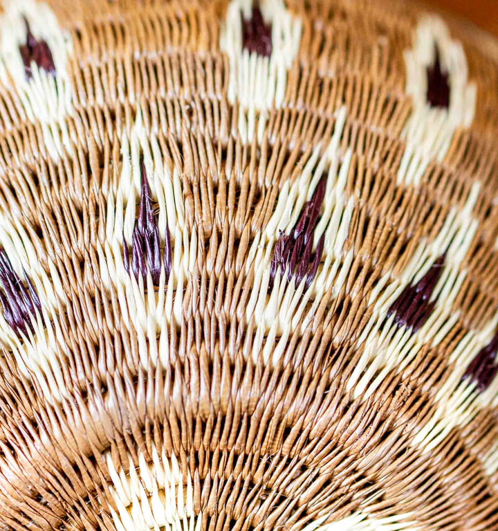 Flame Pattern Wounaan Basket