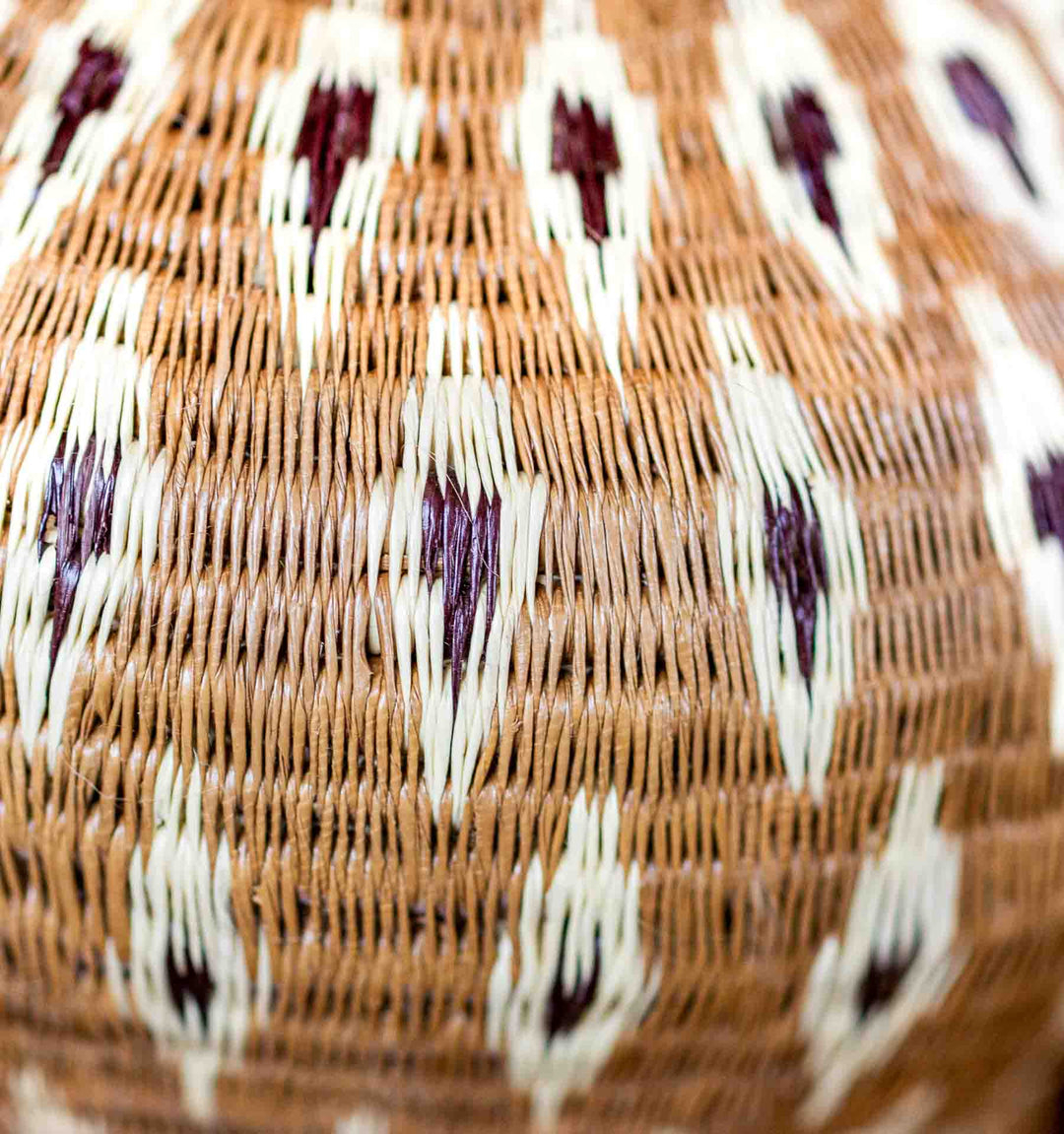 Flame Pattern Wounaan Basket