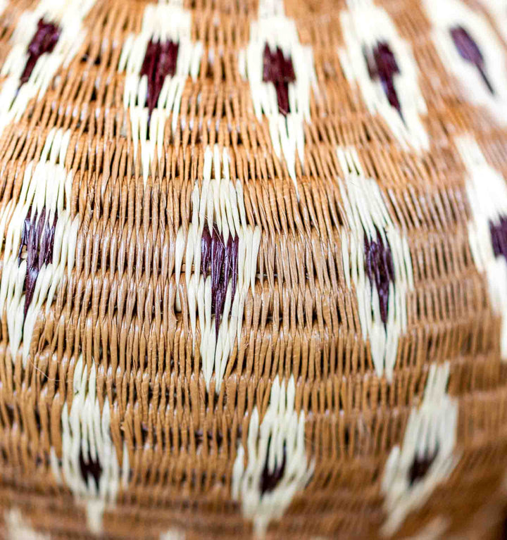 Flame Pattern Wounaan Basket